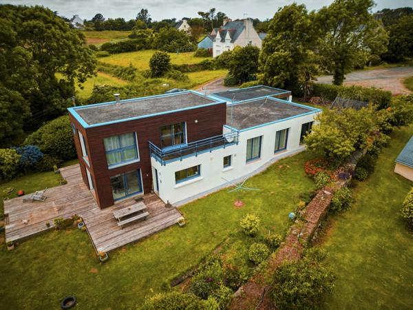 Maison d'architecte vue mer tréboul Douarnenez