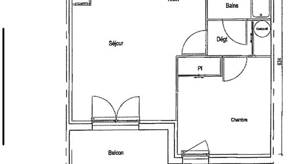 À vendre Appartement 2 pièces 38 m² - Lesparre-médoc 33340