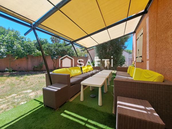 MARSILLARGUES villa 3 chambres, garage, jardin
