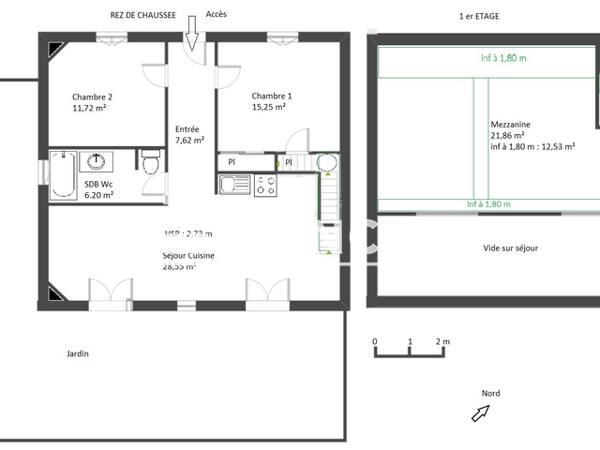Location Maison 4 pièces 91.98 m² - 10 RUE GAZAGNE Toulouse 31300