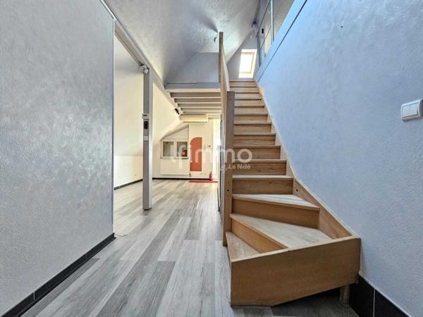 Appartement F3 avec terrasse en attique