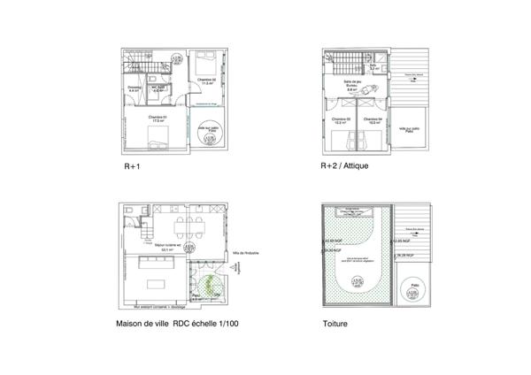 Maison a repenser avec permis de construire