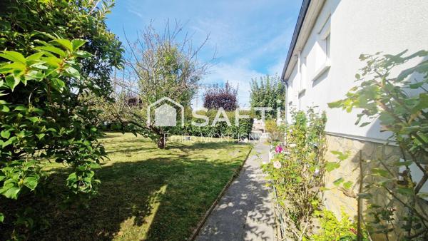 Ensemble maison de plain pied surélevée centre ville -100m2 - 3 chambres- terrain parcellaire de 820m2