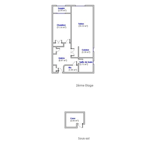 Appartement à vendre 2 pièces 46,12 m² La Roche-sur-Yon
