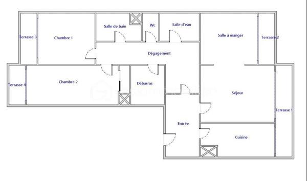 Appartement de 87 m²