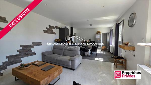 PROCHE MAINTENON CHARMANTE MAISON RENOVEE de 110 m², 3 chambres