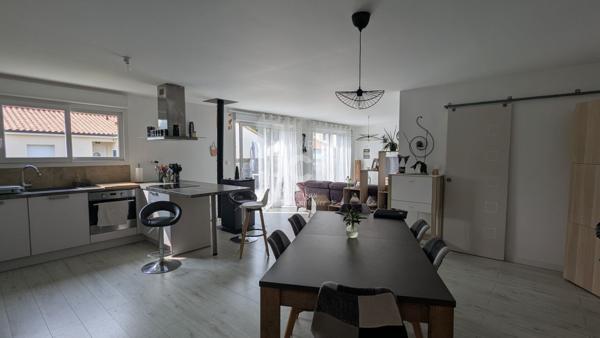 Maison contemporaine de plain-pied - CHAMPTOCEAUX / 108.88m² - 4 chambres - Garage - Terrasse - Jardin