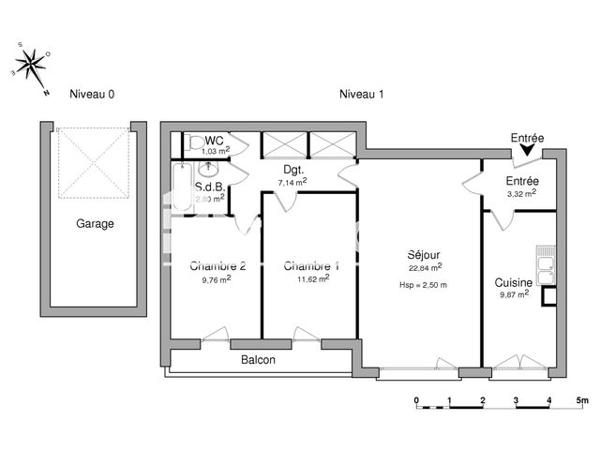 Location Appartement 3 pièces 68.4 m² - 10 RUE DANIEL MEYER Charleville Mezieres 08000