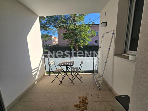Toulouse 31100 Chemin de Lestang SANS FRAIS D'AGENCE Agréable T3 récent Exposé PLEIN SUD Neuf BBC de 60.01m² , terrasse de 5.17m², cellier/buanderie  , 2 places de parking en sous sol