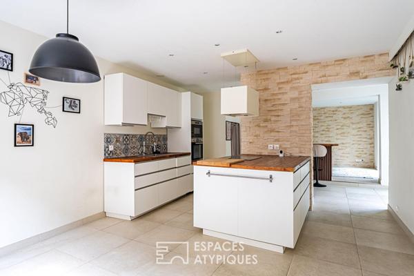 Très belle rénovation d’une maison ancienne dans le coeur historique de Carrières sur Seine