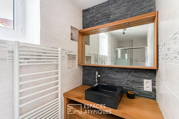 Très belle rénovation d’une maison ancienne dans le coeur historique de Carrières sur Seine