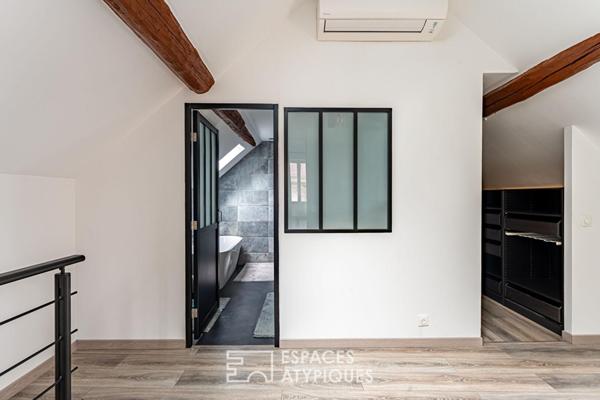 Très belle rénovation d’une maison ancienne dans le coeur historique de Carrières sur Seine