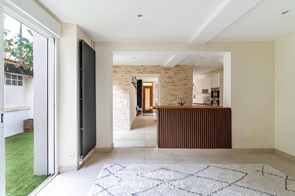 Très belle rénovation d’une maison ancienne dans le coeur historique de Carrières sur Seine