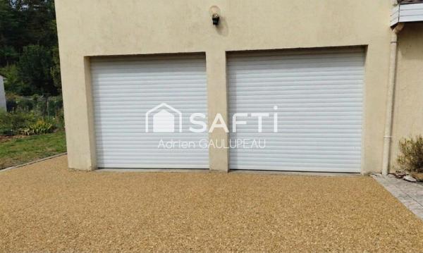 Propriété de 155m²  sur un terrain de 1800 m²