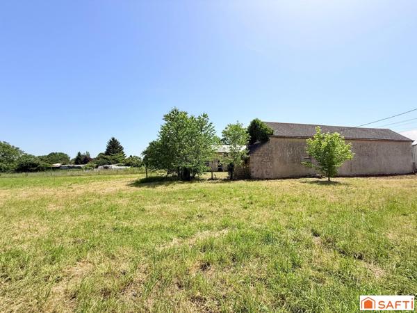 Maison, dependance et terrain constructible