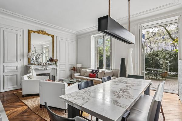 Paris (75017) Exclusivité - INVESTISSEMENT en NUE-PROPRIETE Appartement Rez de Jardin de 4 pièces (108m²) à PARIS 17ème Wag