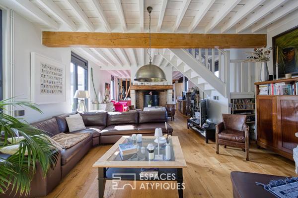 Longère revisitée et ancienne grange réinventée, à 10 minutes d’Amiens