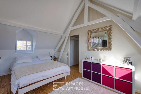 Longère revisitée et ancienne grange réinventée, à 10 minutes d’Amiens