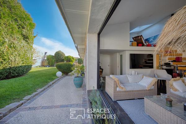 Longère revisitée et ancienne grange réinventée, à 10 minutes d’Amiens