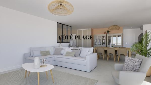 Les Mathes (17570) La Palmyre Appartement NEUF T5 avec 2 BalconsTerrase en Duplex Garage et cave au prix de 786 600€ HAI