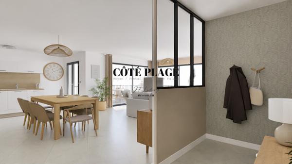 Les Mathes (17570) La Palmyre Appartement NEUF T5 avec 2 BalconsTerrase en Duplex Garage et cave au prix de 786 600€ HAI