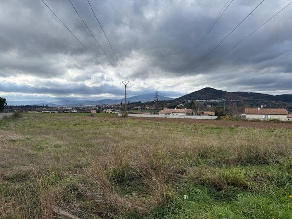 TERRAIN 1000m² à BOULIEU LES ANNONAY