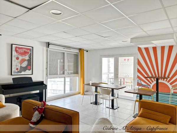 Appartement à vendre 1 pièces 20m2, meublé, local à vélos