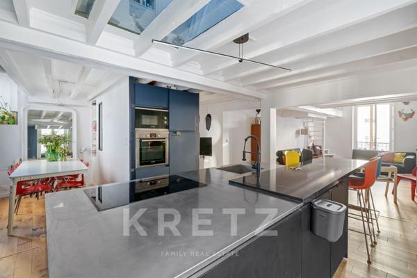 PARIS 6ÈME – RUE DE SÈVRES – DUPLEX EN DERNIER ÉTAGE – IMMEUBLE CLASSÉ