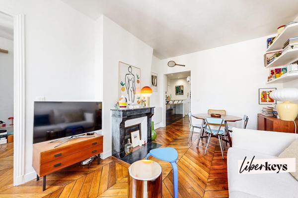 2P coup de cœur – charme & luminosité – Batignolles / La Fourche