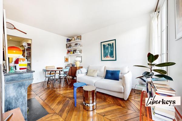 2P coup de cœur – charme & luminosité – Batignolles / La Fourche