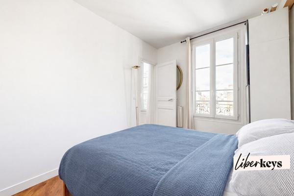 2P coup de cœur – charme & luminosité – Batignolles / La Fourche