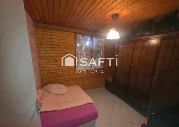 Chalet chaleureux de 55 m² sur un magnifique terrain de 3 000 m²