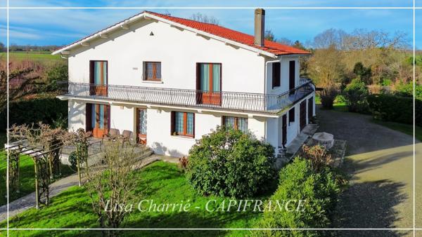 Maison à vendre 6 pièces de 170 m2 habitables proche du HOUGA (32) sur 1714 m2 de terrain