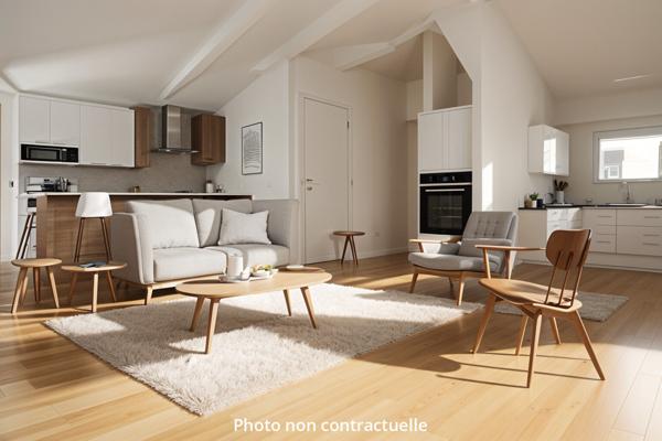 MARSEILLE 6- SECTEUR LODI - T1 RENOVE TRAVERSANT COMTEMPORAIN - AU CALME - LUMINEUX - DERNIER ETAGE -