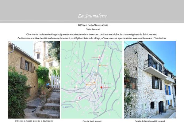 Vente Maison de village 4 pièces 67 m2 à Saint-Jeannet