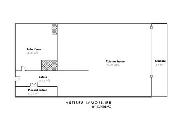 Antibes Studio 26 m2 Parking Cave