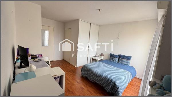 Appartement duplex 2 pièces avec terrasse, balcon, piscine et parking