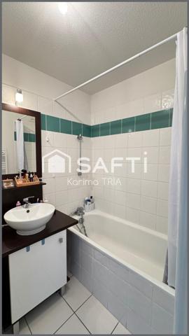 Appartement duplex 2 pièces avec terrasse, balcon, piscine et parking