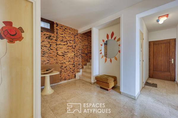 Villa d’architecte vintage vue rade panoramique