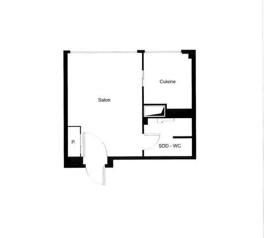Appartement Studio à vendre  1 pièce - 21,90 m 2   PARIS  - 75007