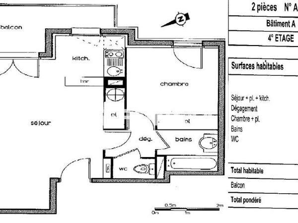 Location Appartement 2 pièces 41.63 m² - RESIDENCE LE CLOS DES ERABLES Pau 64000