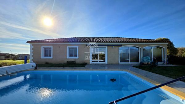 Condom (32100) Villa de plain-pied,120m² 5 pièces, vue dégagée et excellent DPE