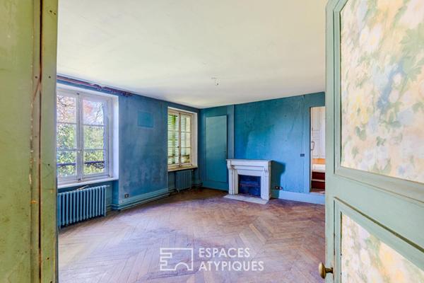 La belle endormie de Luzarches : propriété unique du XIX -ème, à réinventer au coeur de ville