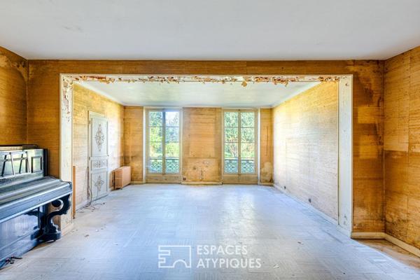 La belle endormie de Luzarches : propriété unique du XIX -ème, à réinventer au coeur de ville