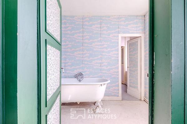 La belle endormie de Luzarches : propriété unique du XIX -ème, à réinventer au coeur de ville