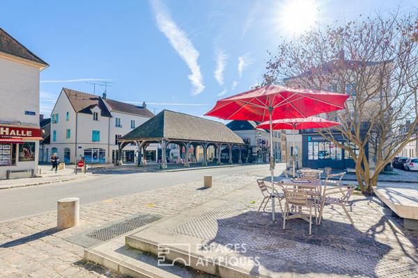 La belle endormie de Luzarches : propriété unique du XIX -ème, à réinventer au coeur de ville