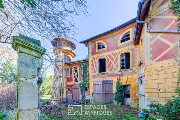 La belle endormie de Luzarches : propriété unique du XIX -ème, à réinventer au coeur de ville