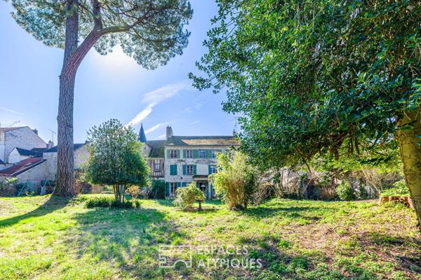 La belle endormie de Luzarches : propriété unique du XIX -ème, à réinventer au coeur de ville