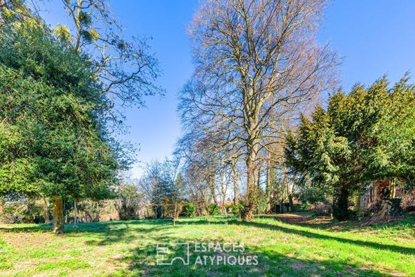 La belle endormie de Luzarches : propriété unique du XIX -ème, à réinventer au coeur de ville