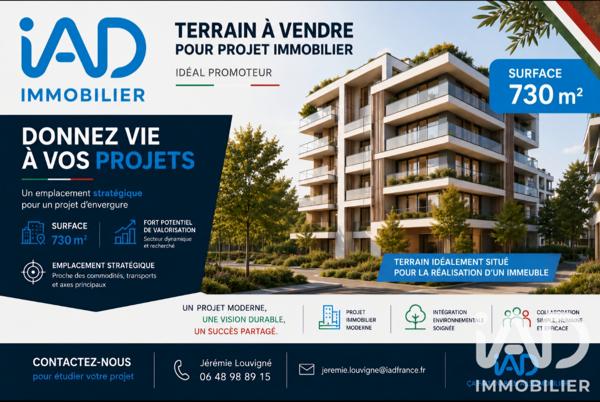 Terrain à vendre 730 m² Le Mesnil-Esnard